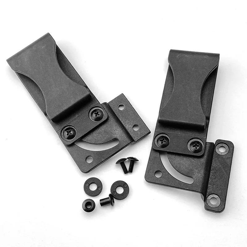 

Нож для ношения в ножнах KYDEX, нож для ношения в ножках, 1 комплект, 2 размера, аксессуары «сделай сам», универсальный зажим для талии, зажим для спины, деталь для изготовления с металлическим винтом