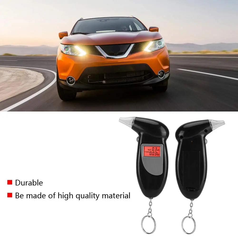 Birds Beak Vehicle Breathalyzer Blowing Digital Display Detector Portable Drink-driving Breathalyzer For Vehicle alcohol tester breath alcohol tester breathalyzer mouthpieces