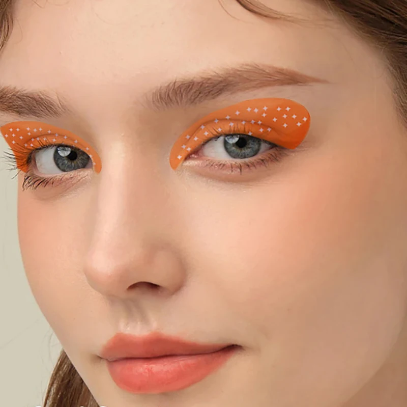 Disposable Temporary Eye Tattoo Stickers Waterproof DIY Flash Eyeshadow Eyeliner Face Sticker Makeup Tool