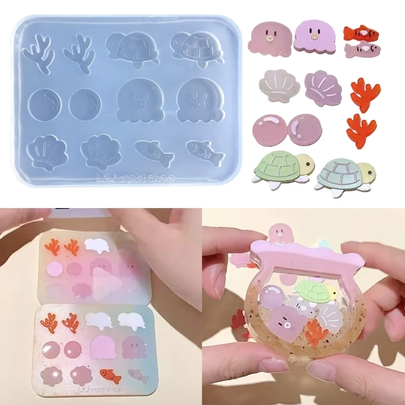 Shaker Silicone Mold Diy Resin Mold Jewelry Shaker Molds Resin