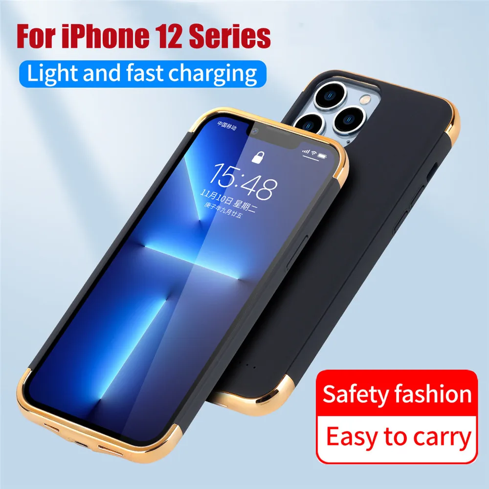 Portable Phone Battery Charger Cases For Iphone 12 12 Mini Power Bank Charging Cover For Iphone