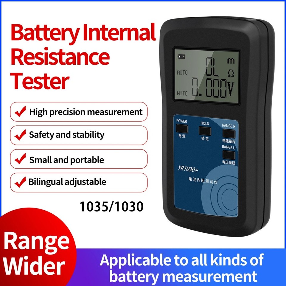 4-Wire YR1030+/YR1035+ High Precision Fast Lithium Battery Internal Resistance Test Instrument 100V Electric Vehicle Group 18650