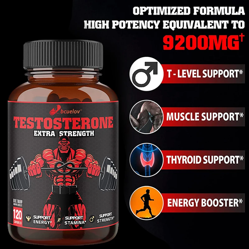 

Bcuelov Men's Capsules - Supplementing Healthy Energy, Muscle Mass, and Performance
