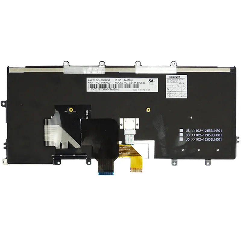 para Lenovo Thinkpad X230s X240 X240s X250 X250s X260 X270 Teclado Notebook Layout Eua 04y0900 04y0938 04x017 04x0213 04x0177 - Imagem 4