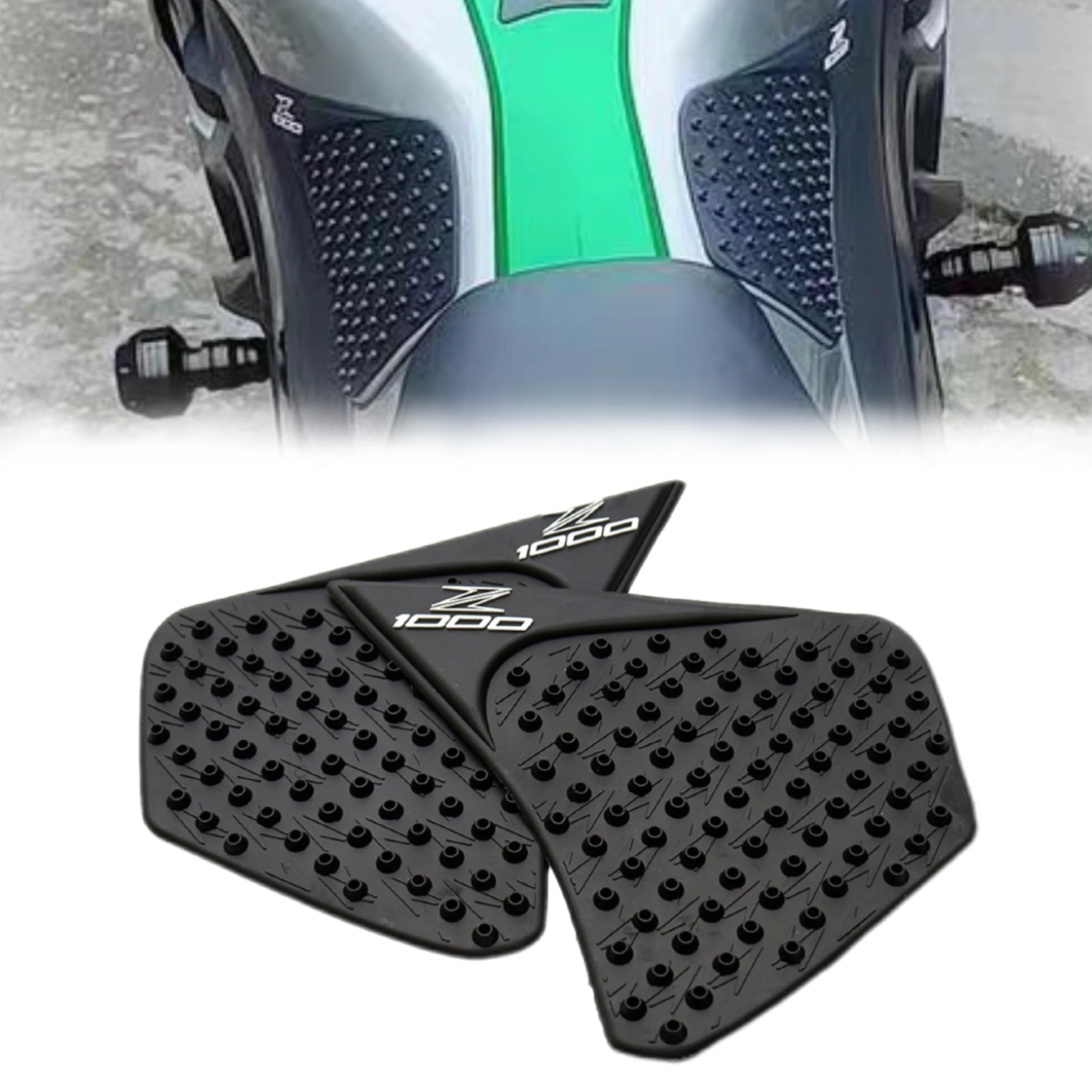 

Противоскользящая накладка на бак для мотоцикла Kawasaki Z1000 Z 1000 2014-2020, наклейка на боковой бак, защита от удара, наклейка 3M