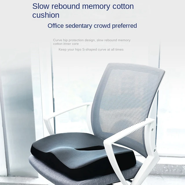 Orthopedic Cushion Office Chair  Office Chair Cushion Tailbone Pain -  Memory Foam - Aliexpress