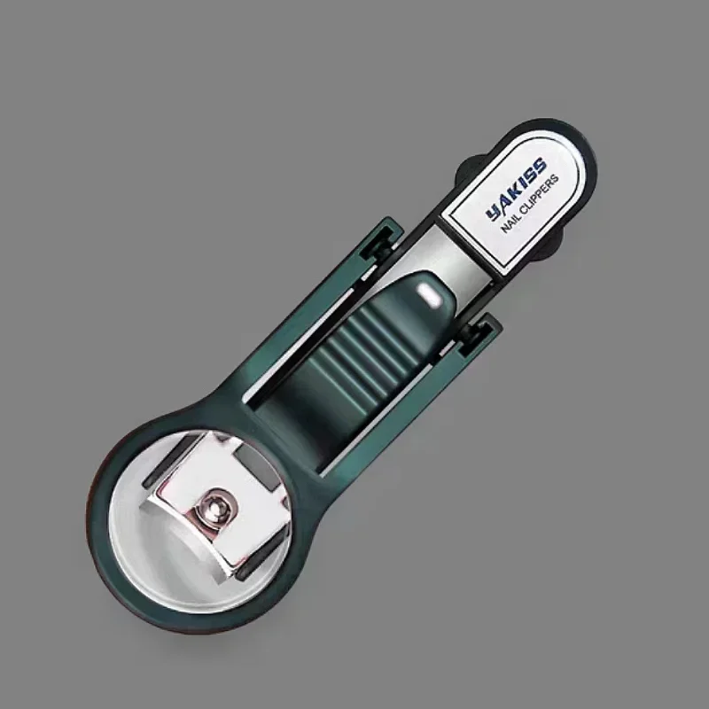 Nail Clipper with Magnifying Glass for Elderly Anti-splash