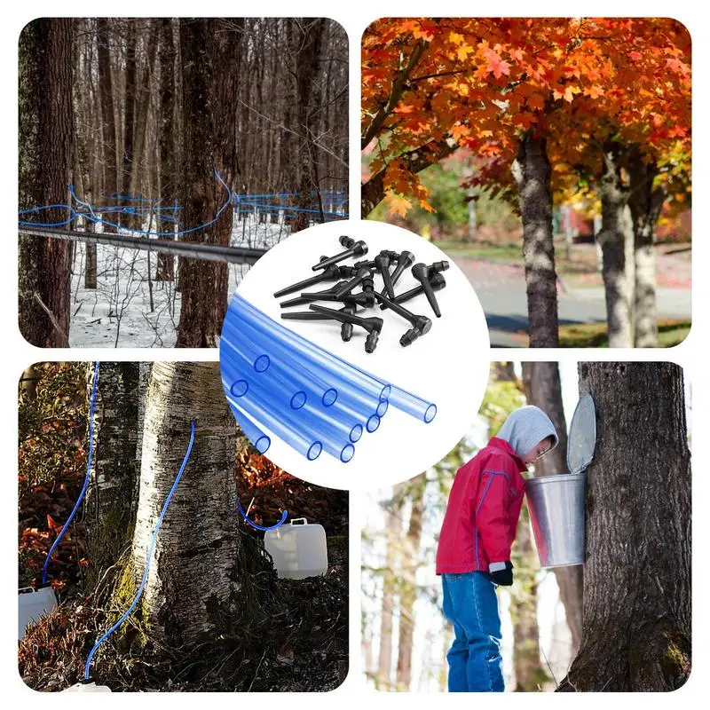 Maple Syrup Supplies Food-Grade Silicone Tree Taps In L-Shape Energy-Saving And Efficient Maple Syrup Taps For Trees Oak