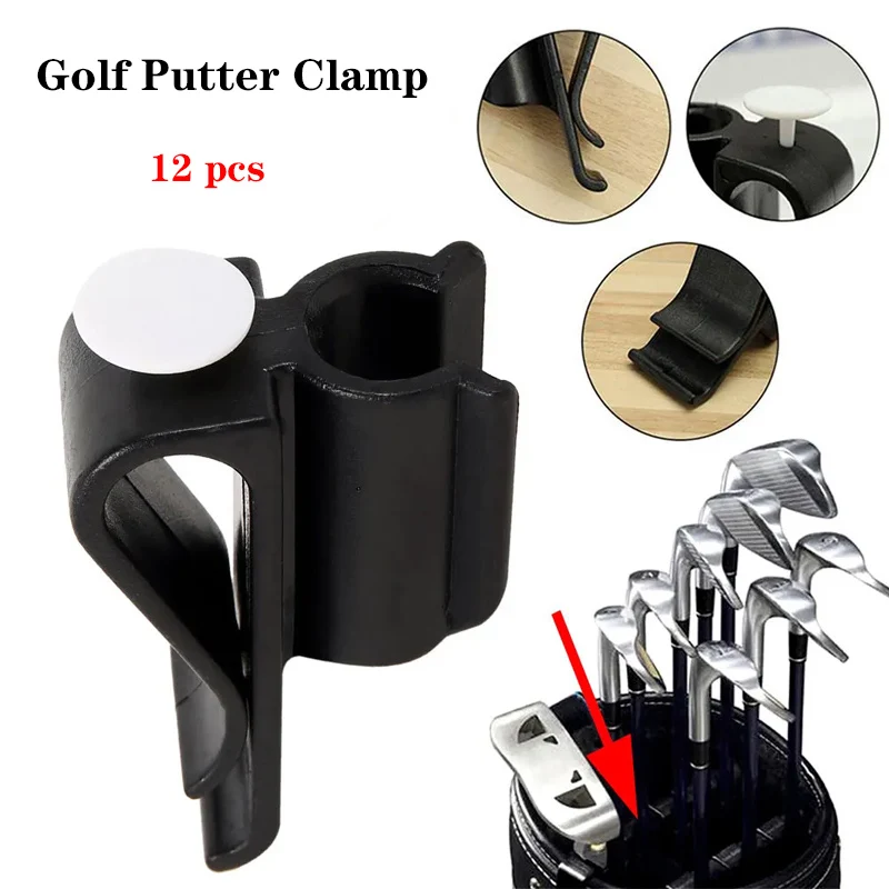 Description Picture 2 of itemGolf Putter Holder Golf Bag Clip Fixed Golf Clubs Buckle Ball Training Aids Outdoor Sports Game Accessories Swing Trainer