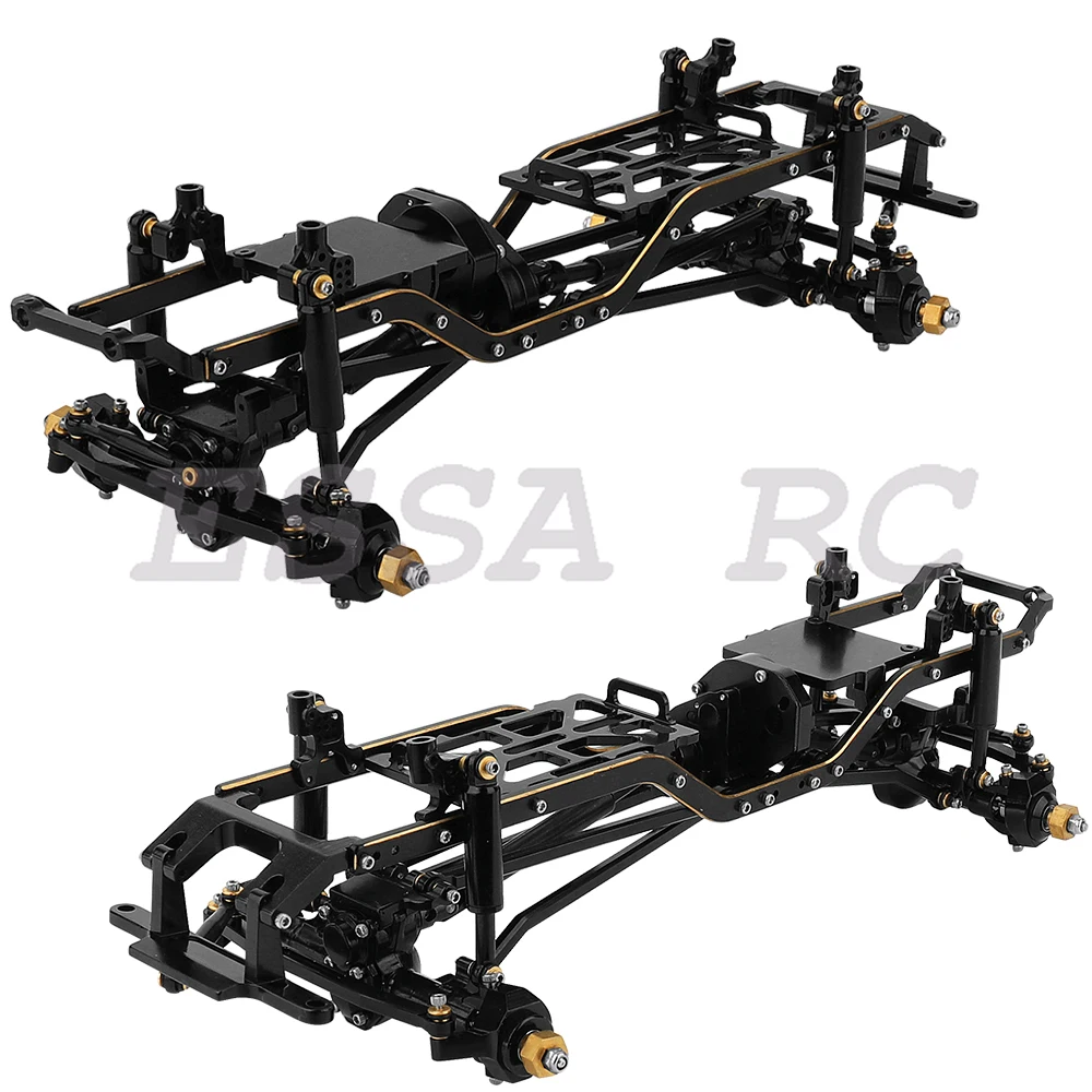 1:24 DIY Metal Alloy Upgrade Car Frame with Double Front Axles For 1/24 Axial SCX24 AXI00005 RC Car Upgrade Parts 5