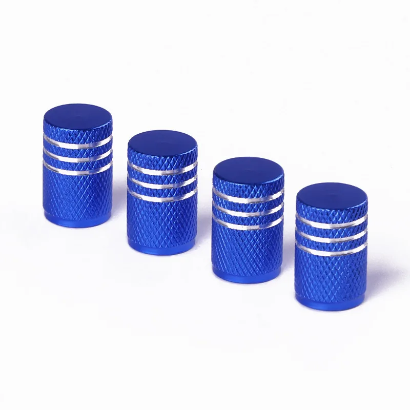 Aluminum Alloy Tire Valve Stem Caps - Set of 4 Bicycle & Vehicle Accessories