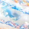 200cm/roll, INS cloud themed PET tape, scrapbook, phone case, notebook, water cup decoration Scrapbook sticker Stationery tapes 5