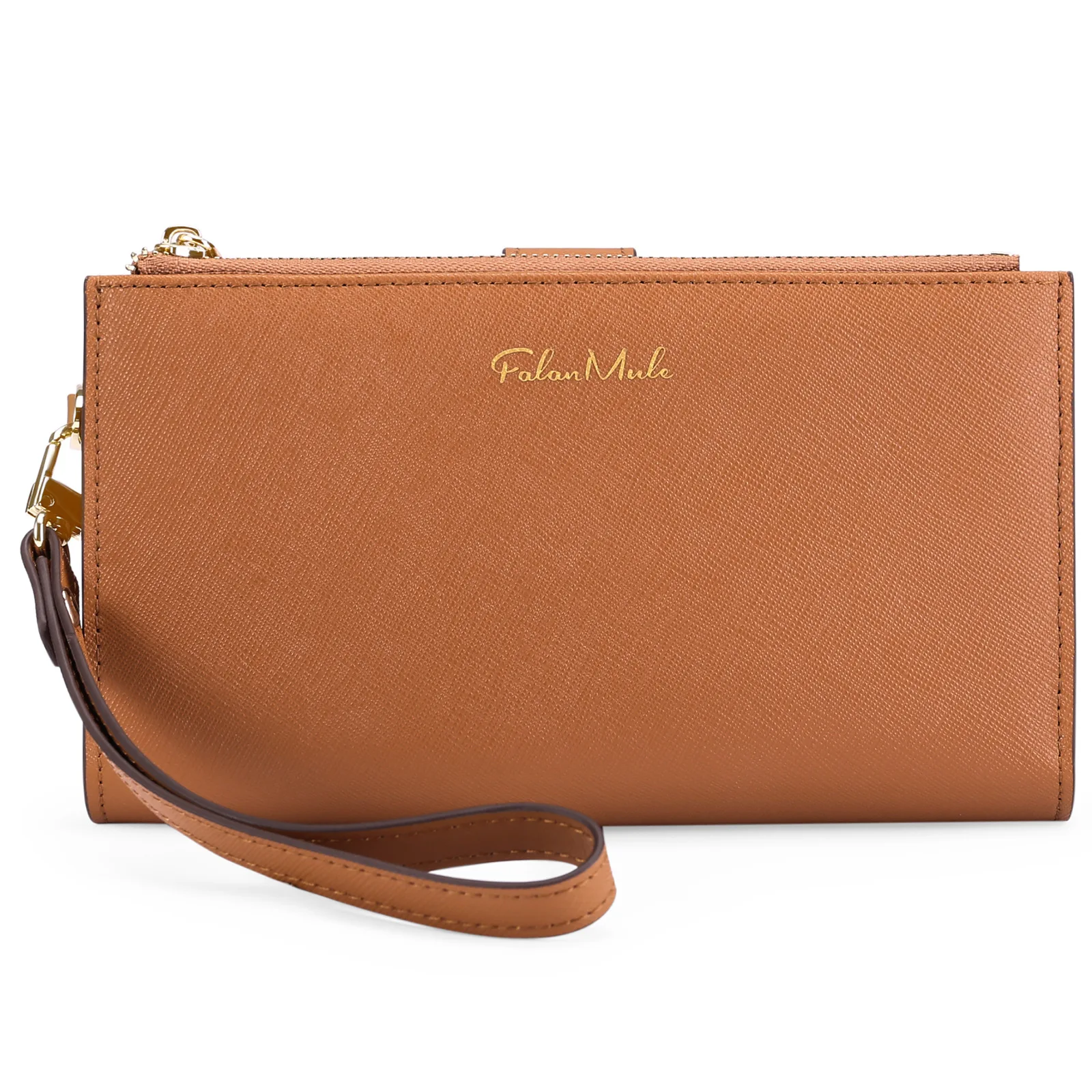 Women's Phone Wallet Bag Long Zipper Cltuch Walelt Genuine Leather Coin Purse Cow Leather Wallet Multi Card Holder