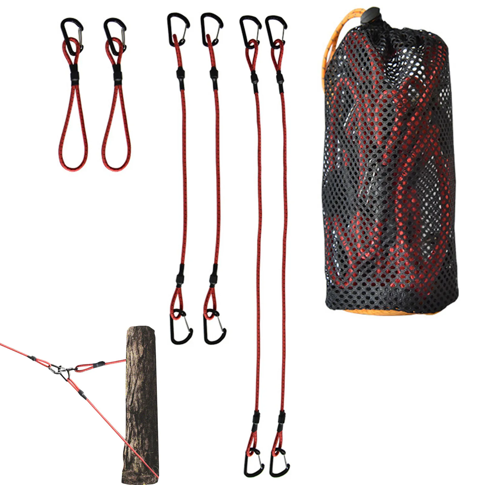 

Bungee Cords Durable Stretch String Rope With Shock Cord Hook Bungee Cords For Securing Luggage Camp Tarps Garden