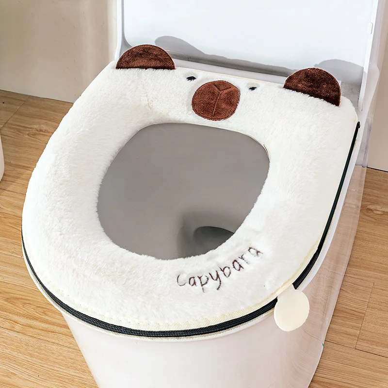 Universal Toilet Seat Cushion Warm Winter thick soft Toilet Seat Cover home four seasons Wc Potty Mat pad cape case