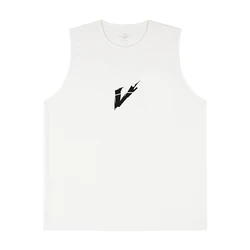Men's Breathable Lightweight Quick - Dry Running Vest - Moisture - Wicking Sleeveless Workout Tank - XXXL (WHITE)