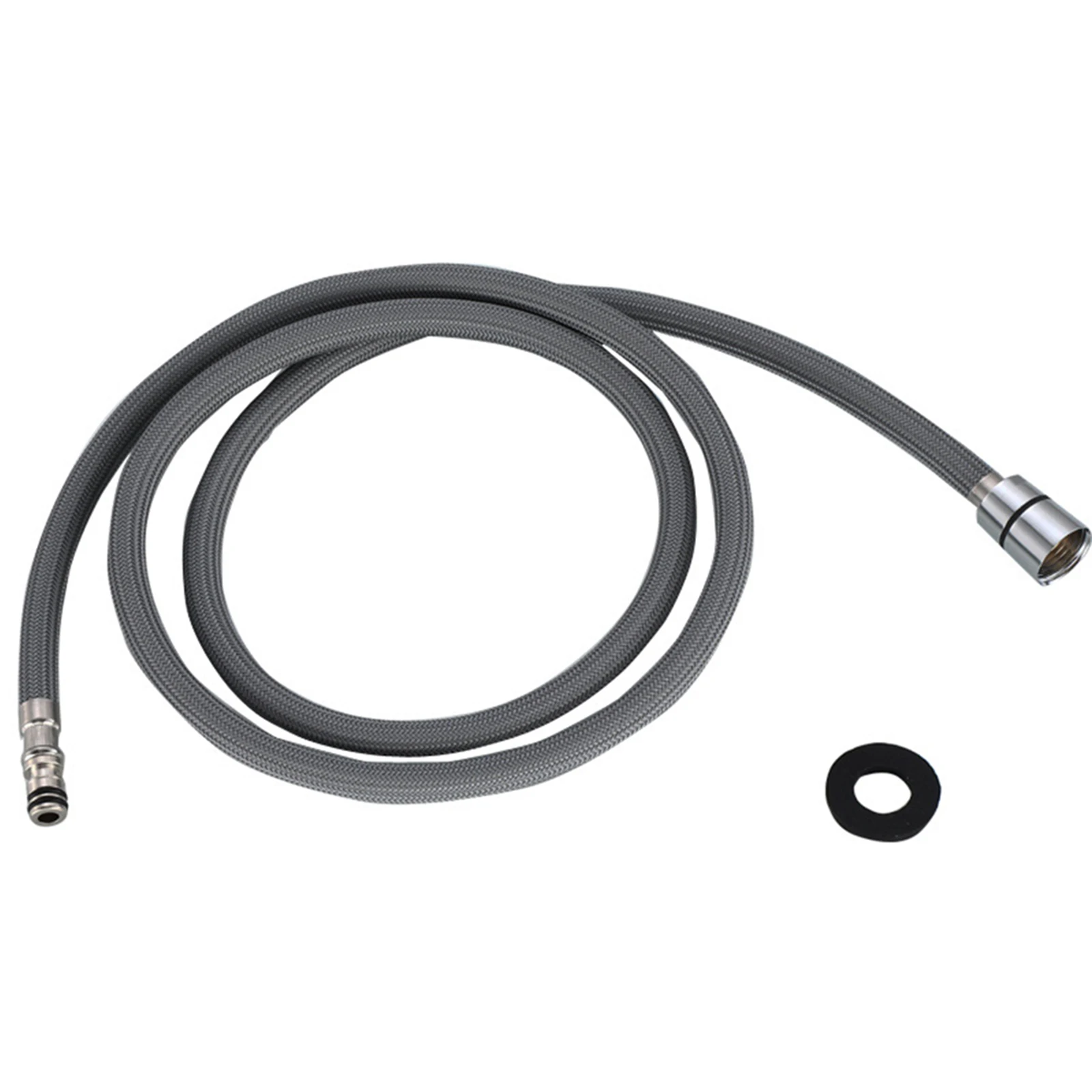 

Шланг для крана, совместимый с кухонными смесителями Hansgrohe NSF, сертифицированный прочный металлический и нейлоновый, длина 59 дюймов