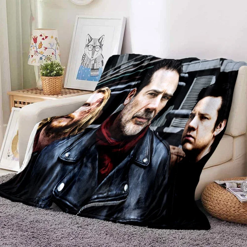 Drama The Walking Dead Series Soft Throw Blanket Zombie Movie Printed Bedspread Sofa  Couch Camping Cover Home Decor 6