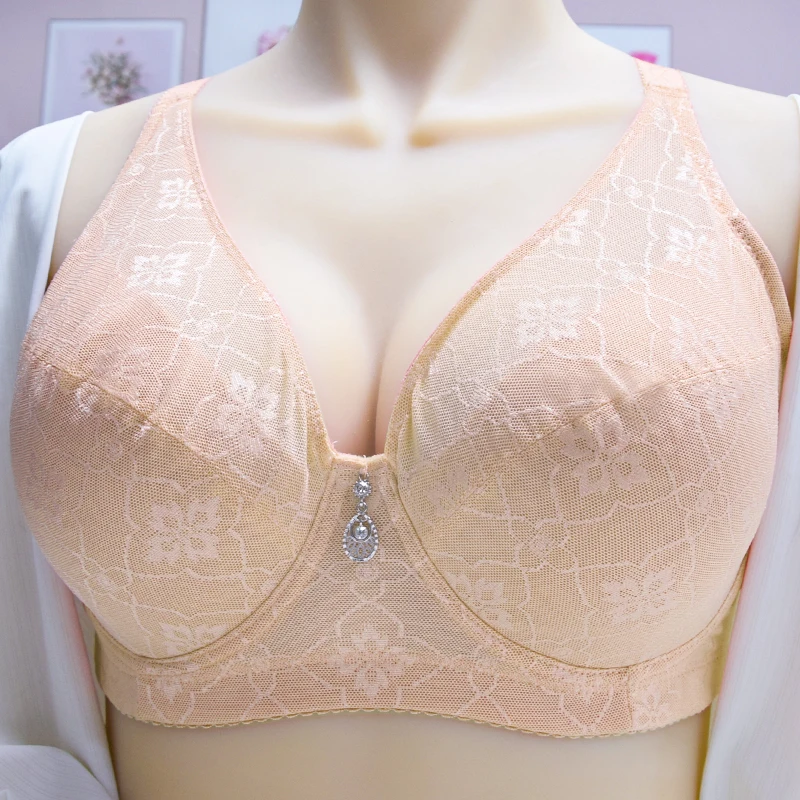FallSweet Plus Size Bra for Women Push Up Bras Full Coverage Underwire Comfort Brassiere Sexy Lingeries Femme 38-50EF Cup