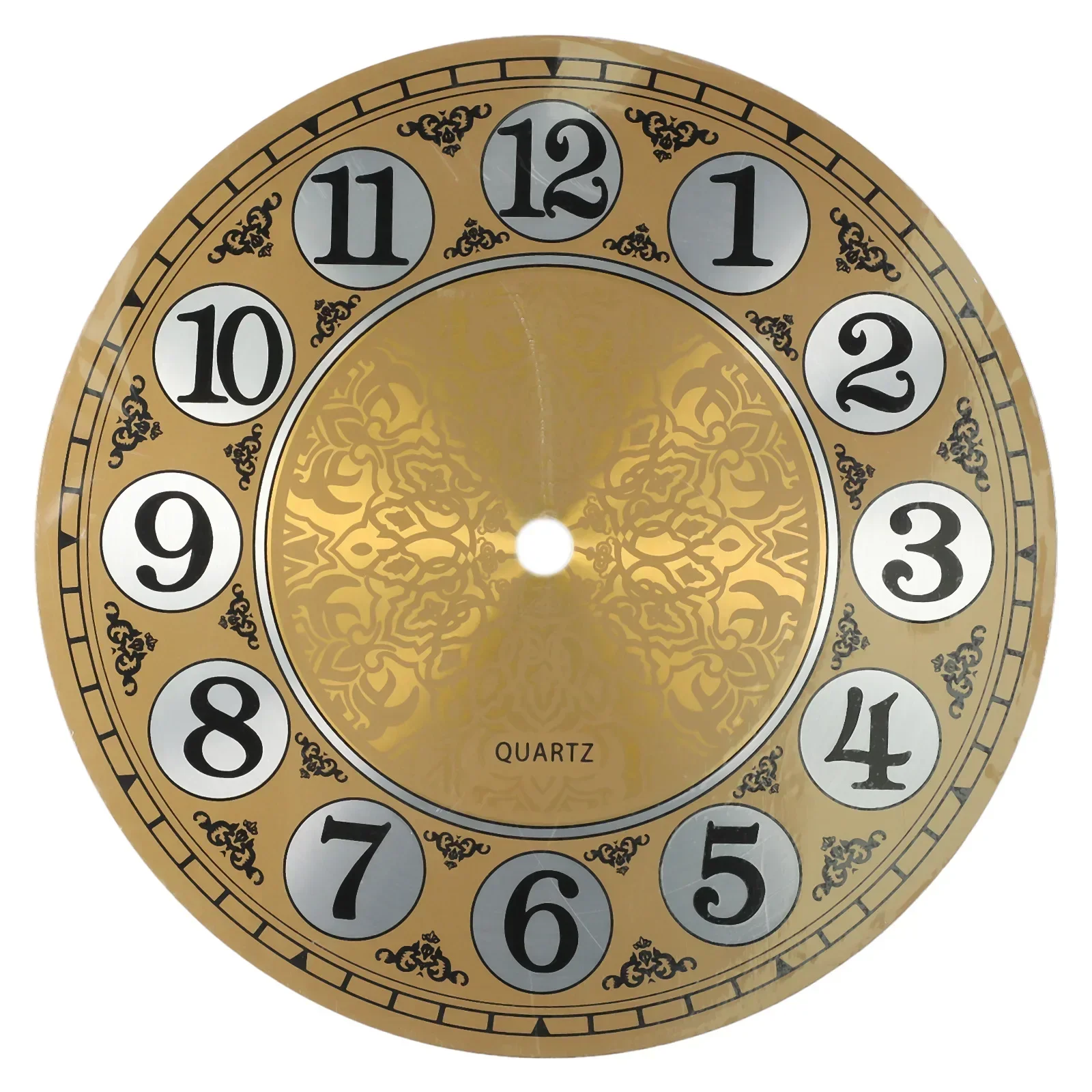 Clock Accessories Dial Face Vintage Aluminium Arabic Numeral Not Fade
