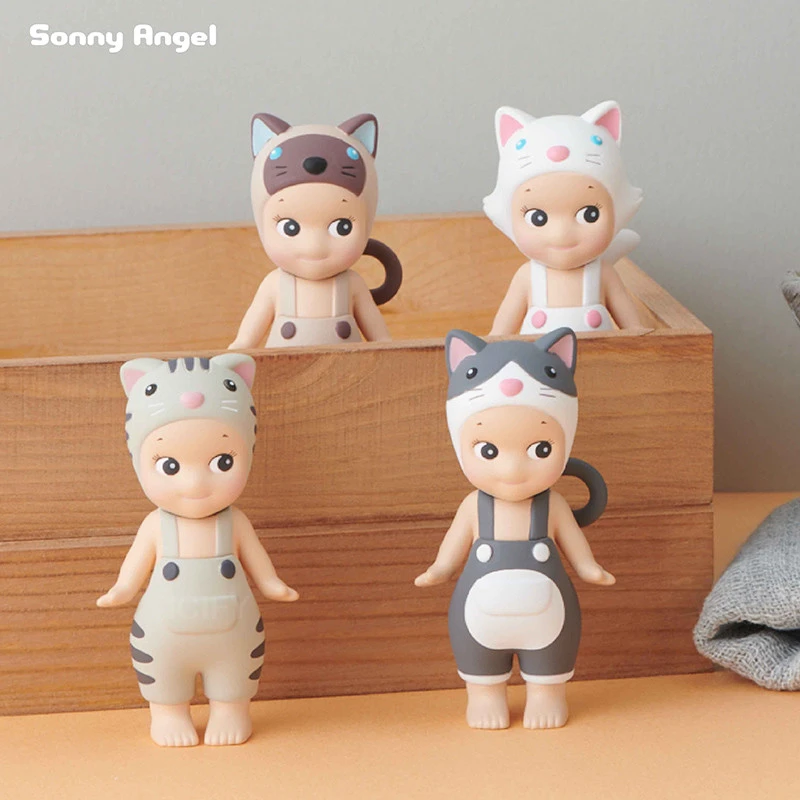 Sonny Angel Cat Life Series Blind Box Toys Action Anime Figure Kawaii  Mystery Box Model Designer Doll Gift Mistery Surprise Box