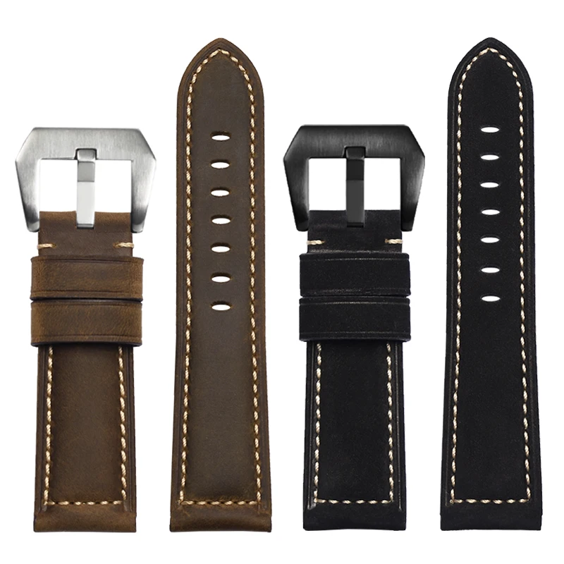 Cinturino In Vera Pelle Opaca Per Omega X Swatch Moonswatch Fibbia In Acciaio Inossidabile 20Mm Moon Watch Retro Men Bracciale Band Belt