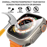 Verre + boîtier pour Apple Watch 11 10 46mm 42mm 9 8 7 45mm 41mm, protection d'écran, changement Ultra 3/2/1, couvercle pare-chocs iWatch 6 5 4 SE 44mm 5