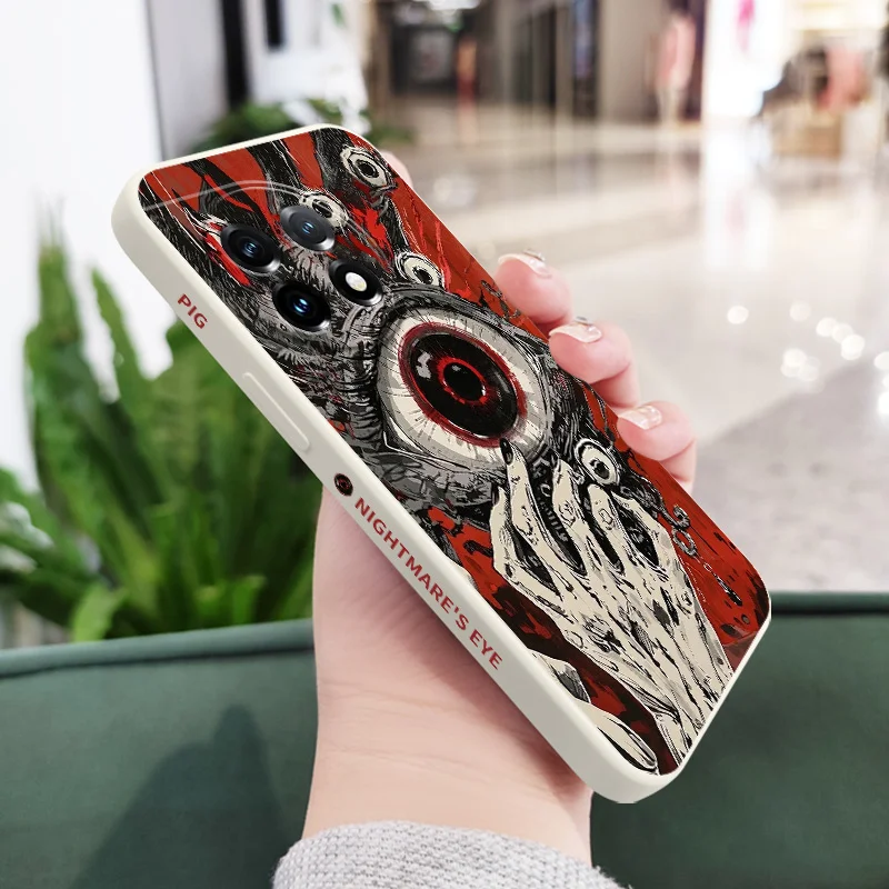 Devil Eye Liquid Silicone Phone Case