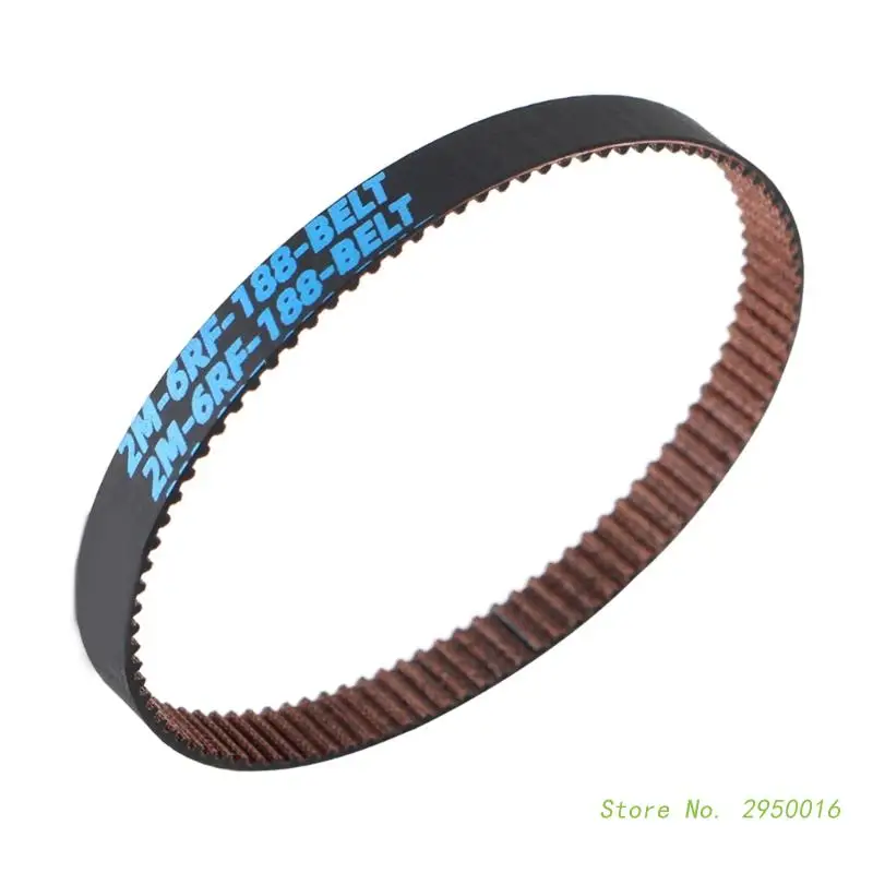 게이트 188mm 2GT-6RF 폐쇄 루프 동기 벨트 GT2 너비 6mm L188mm 타이밍 벨트 루프, 내마모성 3D 프린터 부품 