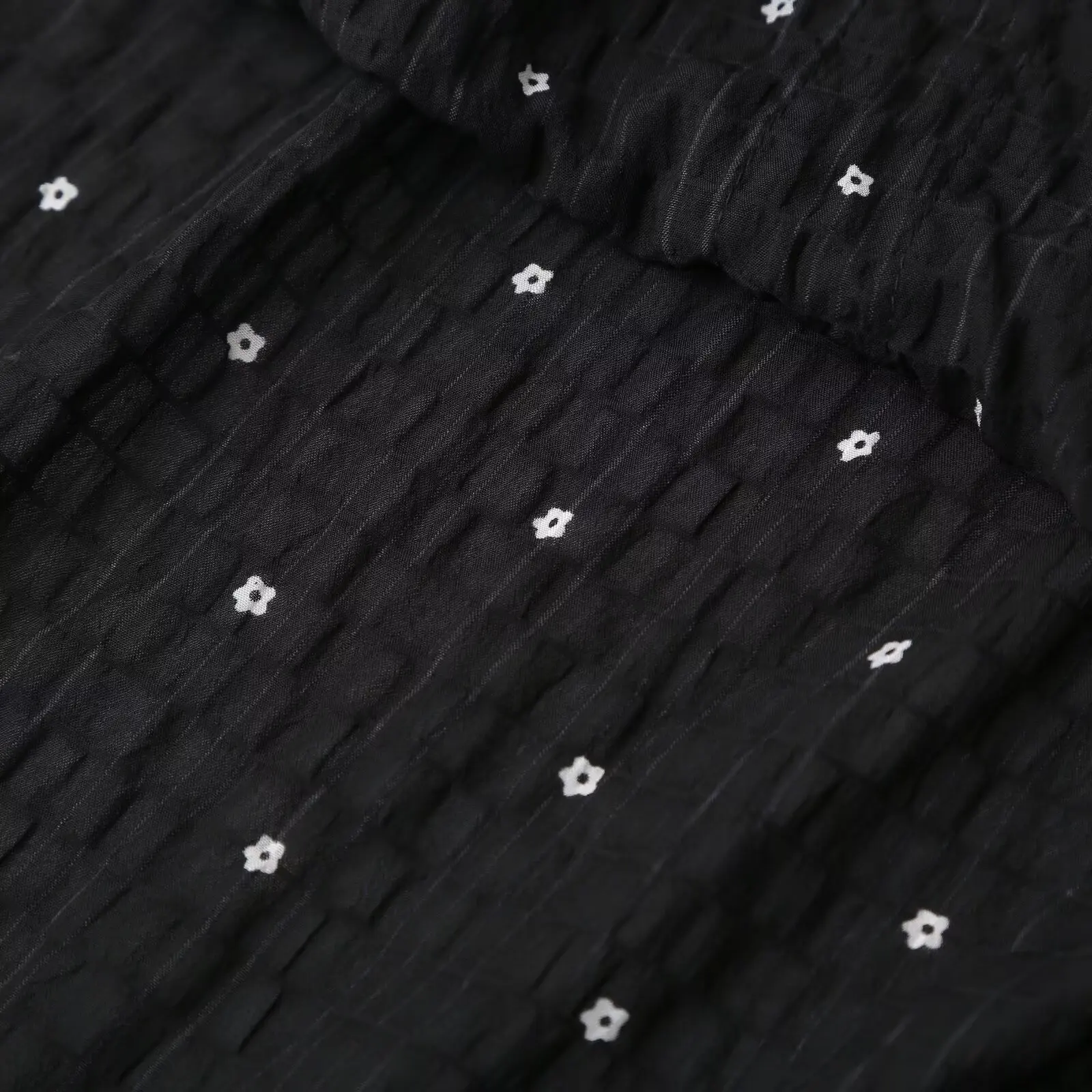 Fashion Plus Size Women's Blouse Autumn New Embroidered Small Flower Off Shoulder Tops 695