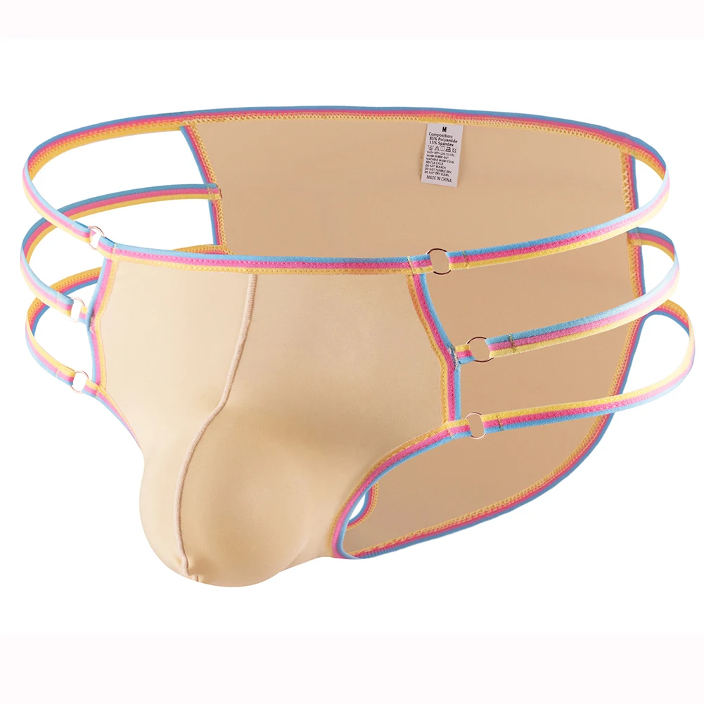 

Mens Sexy Briefs Breathable Underwear Underpants Bulge Pouch Shorts Panties Bikini U Convex Knickers Hollow Cuecas Masculinas