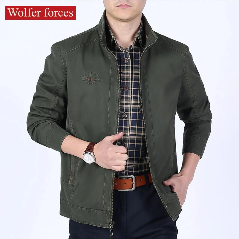 Men's Spring Jacket Casual Sport Baseball Cold Cardigan Windshield Outdoor Windbreaker Camping Retro Mountaineering Windbreak