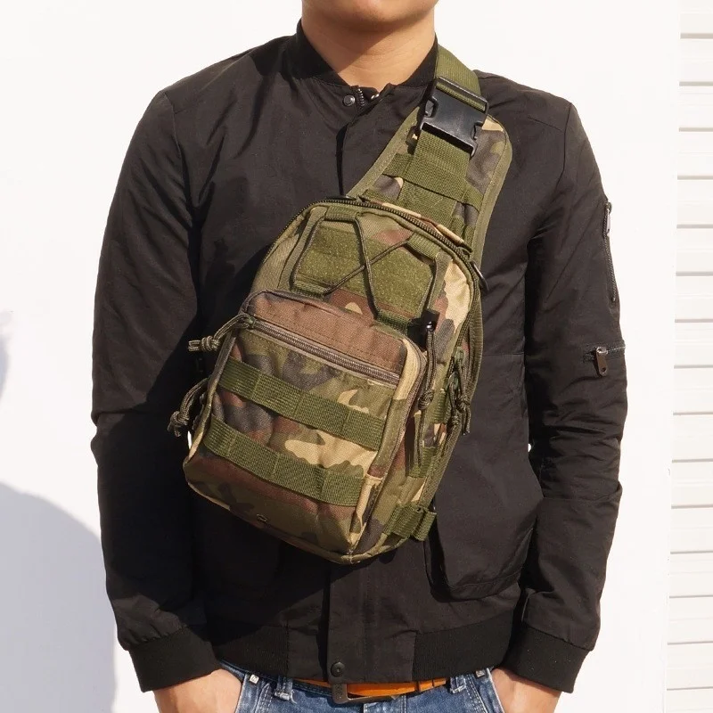 Tactical Shoulder Backpack Rover EDC Outdoor Military Sling Bag Waterproof Hiking Camping Pack Range Bag Hunting Army Daypack
