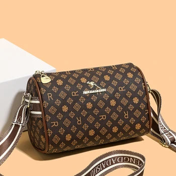Borsa da donna Nuova borsa a tracolla con stampa alfabetica Borsa a cuscino retrò alla moda Borsa a tracolla di fascia alta alla moda