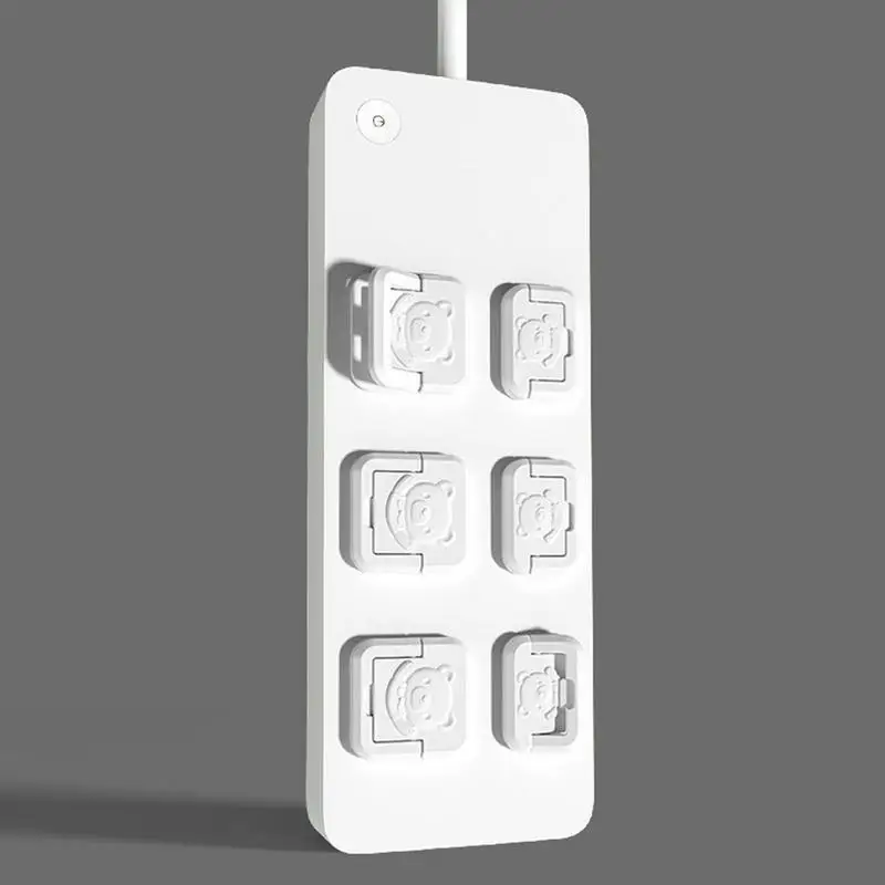 

24pcs Baby Safety Electric Socket Outlet Plug Protection Two Phase Safe Lock Cover Kids Sockets Cover Plugs Protectors