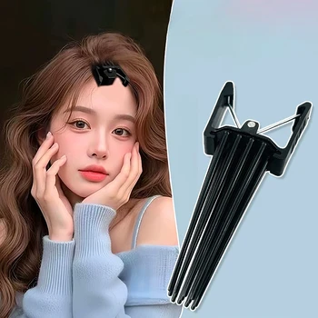 2pcs Simple Fluffy Hairpin Curling Root High Natural Fluffy Hair Clip Women Hair Curler Hair Curler Styling Fluffiness Tool Comb Hover Image