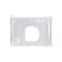 Transparent Shockproof Clear Case for Instant Camera - Crystal Hard Shell Protective Cover (Light Grey)