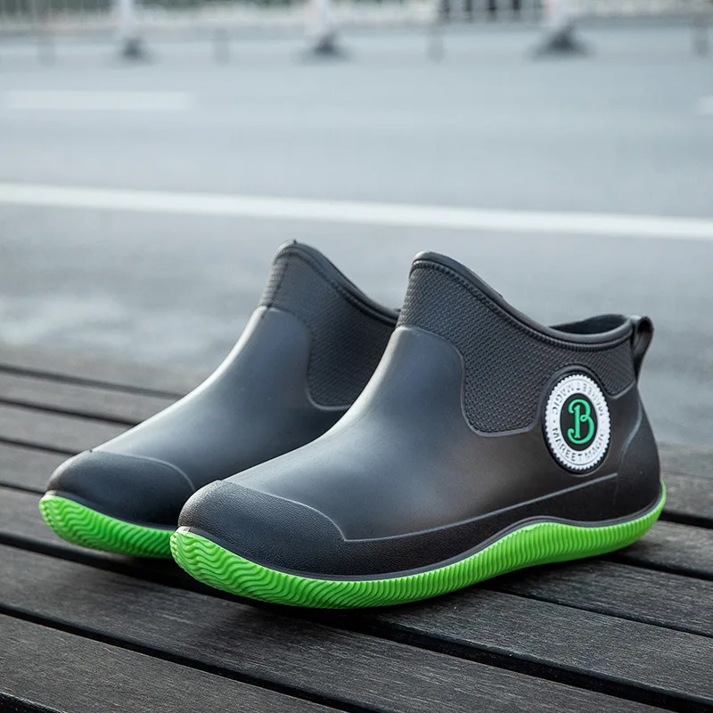 Waterproof Rubber Boots Men Winter Sale Men Rain Shoes Boots Rubbers Working Rain Men's