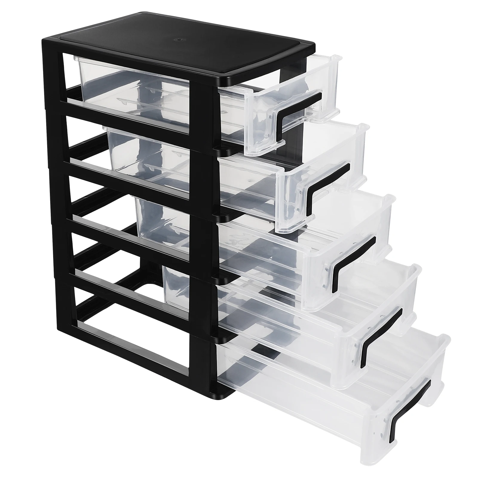 

Five-layer Storage Cabinet Plastic Drawer Type Closet Portable Dustproof Storage Case Organizer Sundries Holder 2024 New