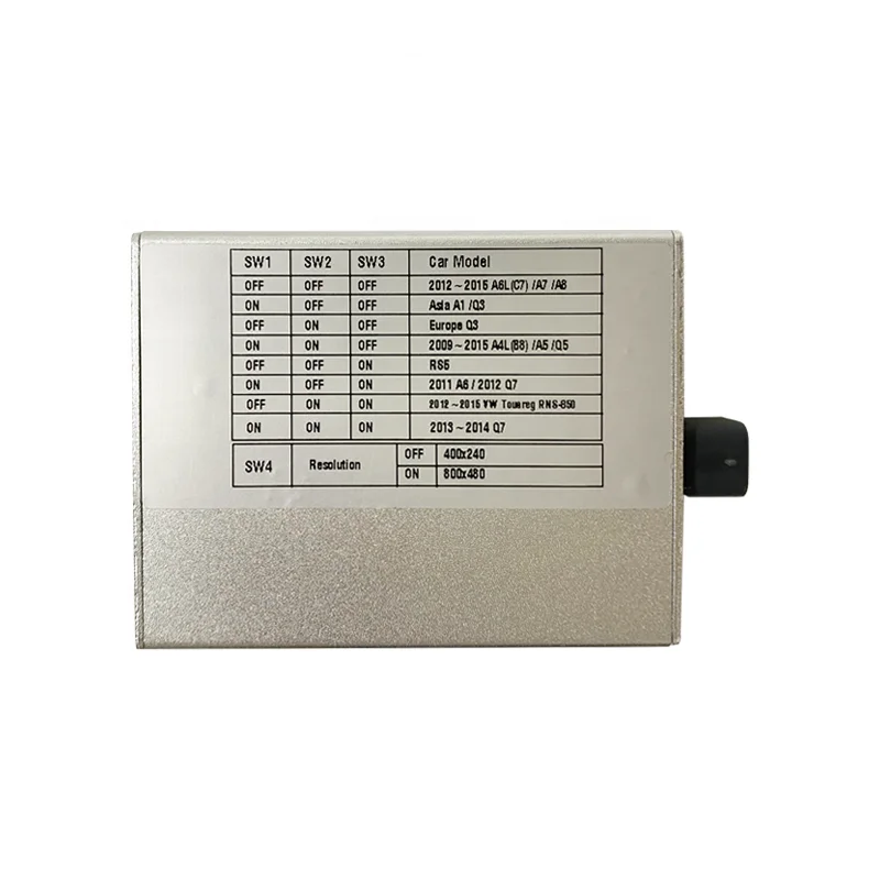 

Rearview Camera Interface adapter For Au-di MMI 3G/3G+ A1/Q3/A4L/A5/Q5/A6L/ A7/Q7/A8L with parking guidelines r Reversing Module