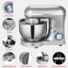 1400W Silver Kitechen Aid mixes with three accessories 2