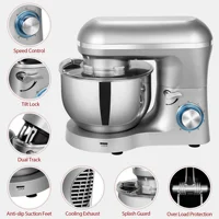 1400W Silver Kitechen Aid mixes with three accessories 2