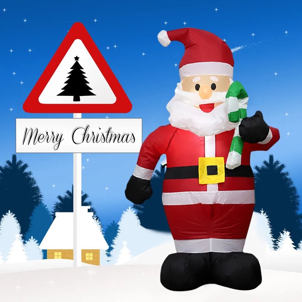 

Inflatable Christmas Outdoor Decorations Dog For Home Garden Yard Toy Inflatable Santa Claus Christmas Tree With Light Xmas Gift
