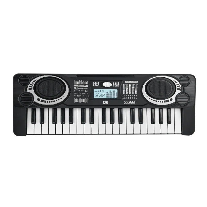Portable 37 Keys Digital Keyboard LED Display Digital Electronic Piano Children Musical Instrument Kids Educational Toy