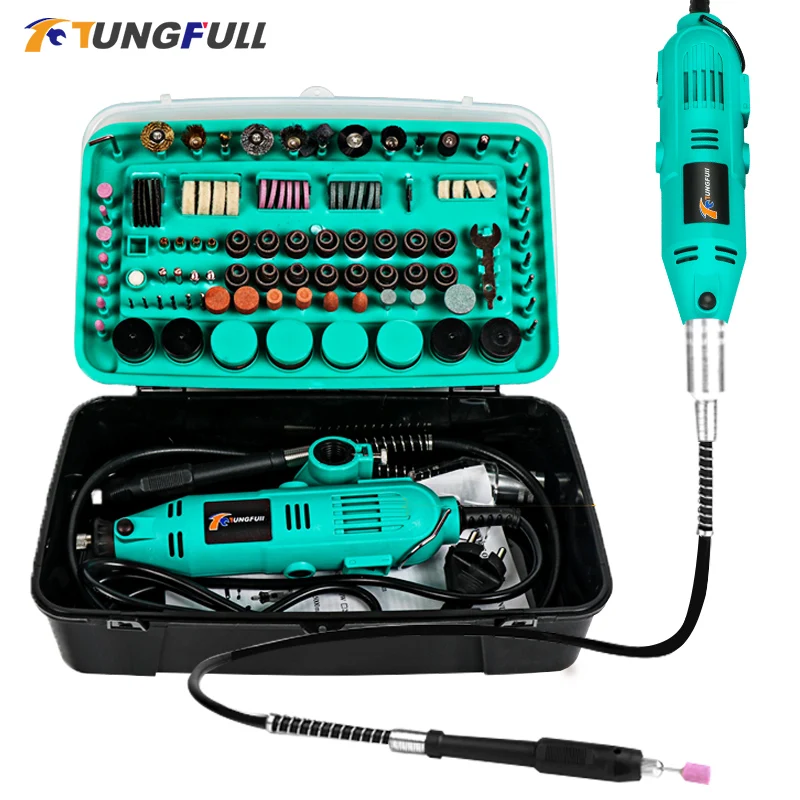ElectricMiniDrillGrinderBoxSetPolishSandingGrinderTool
