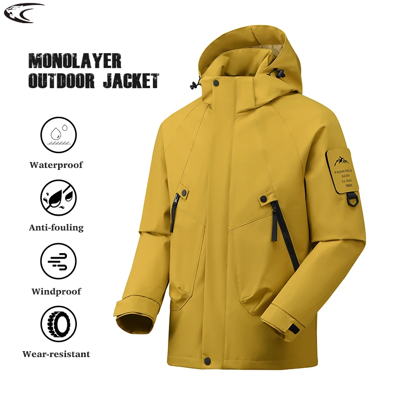 Unisex Waterproof Outdoor Jacket Windbreaker Rain Coat For Climbing Hiking Camping Trekking Men Women Windproof Breathable hiking jackets,waterproof hiking jackets,waterproof jacket,waterproof raincoat,waterproof coats