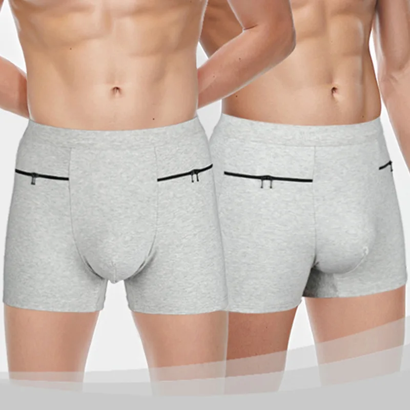 Men Underwear Pocket Men Underwear Anti Theft Panties Anti Theft
