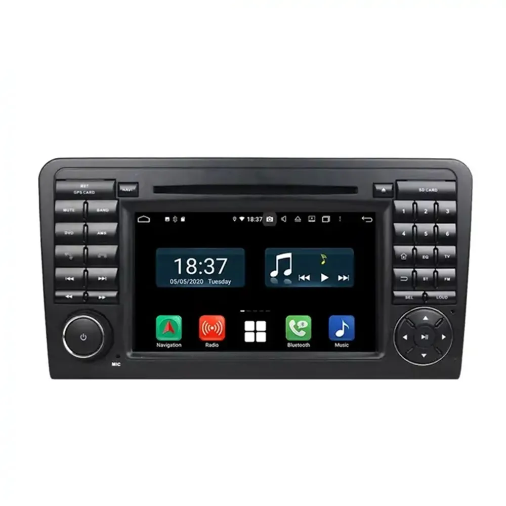 

7" MT8667 Android 13 Car Radio 8 Core 8+128G For BENZ ML CLASS W164 ML300 ML350 ML450 ML500 Carplay Multimedia DSP Audio DVD