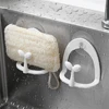 Simple Sponge Drying Holder Plastic Suction Cup Cleaning Pad Storage Rack Sponges Water Drain Kitchen Holders 1