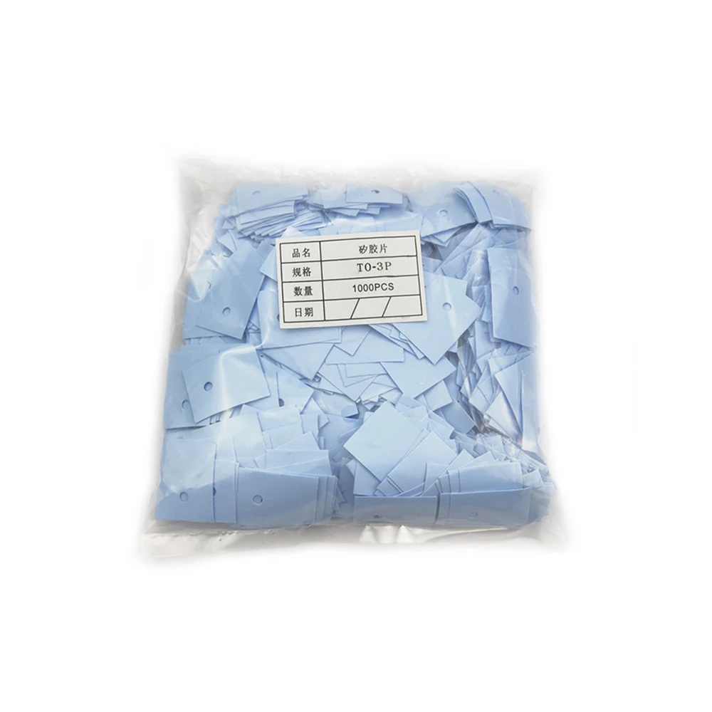 Silicone Insulation Pads 100Pcs/Lot Large TO-3P TO-247 TO-220 Silicone Sheet Insulation Pads Sheet Strip Silicone Insulation Film